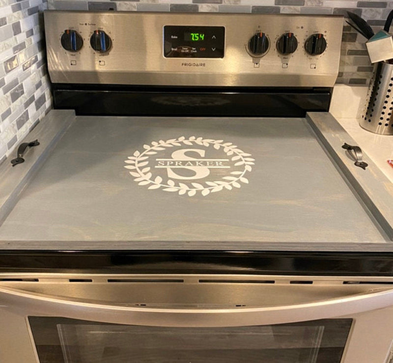 Stove Top Cover Wood-noodle Board-electric Stove Cover-kitchen Decor-wood Cooktop  Cover-rustic Stove Top Cover for Flat Top Stove-gas Stove 